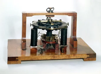 Copie de la macchinetta électromagnétique inventée par Antonio Pacinotti (1841-1912) en 1860, 1888